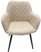 Modern Karos Étkezőszék Márvány Szövet Kárpittal -Treviso