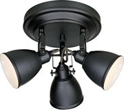 Markslöjd 105815 - Spotlámpa FJÄLLBACKA 3xE14/40W/230V fekete