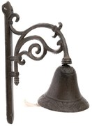Öntött vas harang Paz, 25,5 x 20,5 x 10 cm