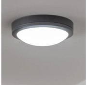 Brilagi kültéri mennyezeti LED lámpa 20W, 230V, 23 cm, IP54, antracit