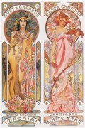 Reprodukció Moët & Chandon Champagne, Alfons Mucha