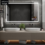 SMART tükör LED világítással M7 + SmartScreen with Google TV
