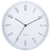 Karlsson 5988WH design falióra, fehér, átmérő 30cm
