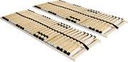 vidaXL 2 db 7 zónás 28 léces ágyrács 80 x 200 cm
