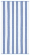 Fehér-kék pamut fürdőlepedő 90x140 cm Stripe Jacquard – Bianca