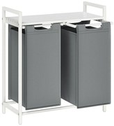 REX mosókosár fehér/szürke