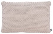 Wave Knit bézs pamut és gyapjú keverék párna, 40 x 60 cm - Södahl