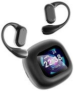 SonicEdge Q18 Kijelzős bluetooth fülhallgató,ANC zajszűréssel,fekete MZS-334