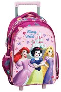 Disney Hercegnők Strong gurulós iskolatáska, táska 46 cm