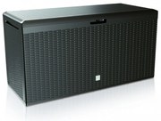 PROSPERPLAST Kerti láda BOXE RATO PLUS antracit 114cm - 290L