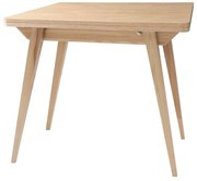 Bővíthető étkezőasztal kőrisfa dekoros asztallappal 65x90 cm Envelope – Ragaba