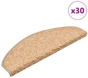 30 db arany színű, félkör alakú lépcsőszőnyeg 65 x 21 x 4 cm, nagy