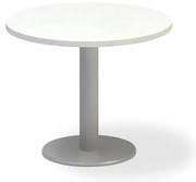 ProOffice tárgyalóasztal, átmérő 70 cm, fehér