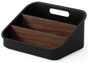 Fekete újrahasznosított műanyag fürdőszobai rendszerező kozmetikumokhoz Bellwood – Umbra