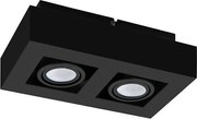 Eglo 31063 - MENDOZA LED spotlámpa 2xLED/4,7W/230V/3000K fekete