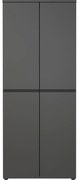 Antracitszürke ruhásszekrény 81x197 cm Bedano – Germania