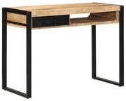 tömör nyers mangófa íróasztal 100x50x75 cm