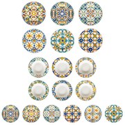 Porcelán tányér készlet 18 db-os Medicea – Brandani