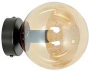 Fali lámpa ROSSI 1xE14/10W/230V fekete/bézs