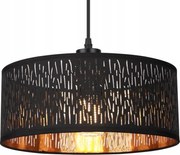 Frideko Home Függőlámpa, fekete-arany, modern függőlámpa 30CM