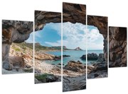 Kép - Barlang a tenger mellett (150x105 cm)