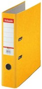 Iratrendező, 75 mm, A4, karton, ESSELTE Rainbow, sárga (E17928)
