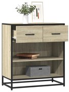 komód Sonoma tölgy 68x35x76 cm Gépelt fa