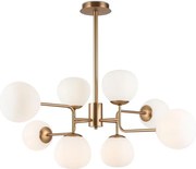 Maytoni MOD221-PL-08-G - Csillár rúdon ERICH 8xE14/40W/230V réz