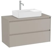 Fürdőszobaszekrény mosdó alá Roca Ona 99,4x58,3x45,7 cm homokos mat ONADESK1002ZPM