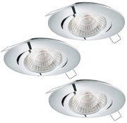 Eglo 95358 - SET 3x LED Beépíthető lámpa TEDO 3xGU10-LED/5W/230V