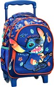 Disney Lilo és Stitch, A csillagkutya Chillin' gurulós ovis hátizsák, táska 30 cm
