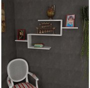 Fali polc TWIST 49,4x104 cm fehér