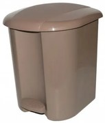 Pedálos szemetes, 17 l, kávé