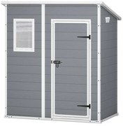 Keter MANOR 6 x 4 Penthouse kerti tároló szürke / fehér