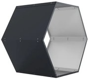 Tüzifatároló G21 HEX 53 - 92 x 60 cm, antracit (63900517)