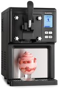 Klarstein Sweet Sundae, fagylaltgép, kompresszor, 1,5 L, rozsdamentes acél, fekete