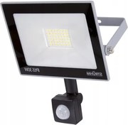 Halogén Kerti Fényvető 30W Cw Érzékelővel Hideg Fehér Szín