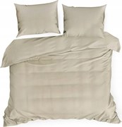 Ágyneműhuzat 220X200 krémszínű lenvászonból, pamut hozzáadásával