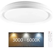 Polux LED Dimmelhető fürdőszobai lámpa ELIZA LED/48W/230V IP44 + távirányító SA2140