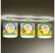 Dalber 60653 - Gyerek mennyezeti lámpa KALÓZ ISLAND 3xE27/15W/230V