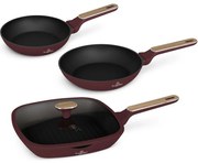 BerlingerHaus Leonardo Nordic titánbevonatúserpenyő szett, 3+1 db