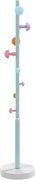 vidaXL kék porszórt vas ruhafogas 172 cm
