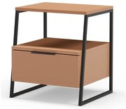 Téglavörös éjjeliszekrény Velia – Marckeric