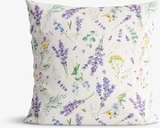 Goldea díszpárnahuzat valencia - levendulás kert 40 x 40 cm