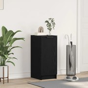 Cipőszekrény Fekete Tölgy 30x35x70 cm Mérnöki Fa