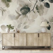 Fotótapéta - Elegáns zöld levelek (147x102 cm)