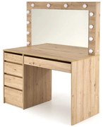 Hollywood XL fésülködőasztal, artisan tölgy