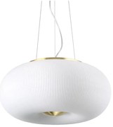 Ideal Lux - LED Csillár zsinóron ARIZONA 3xGX53/9W/230V átm. 40 cm fehér