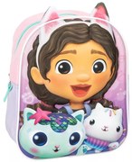Gabi babaháza Kitty Crew 3D hátizsák, táska 31 cm