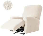 Relax Fotel Huzat (enyhén vízlepergető, 1 üléses, törtfehér, rugalmas)